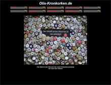 Tablet Screenshot of olis-kronkorken.de